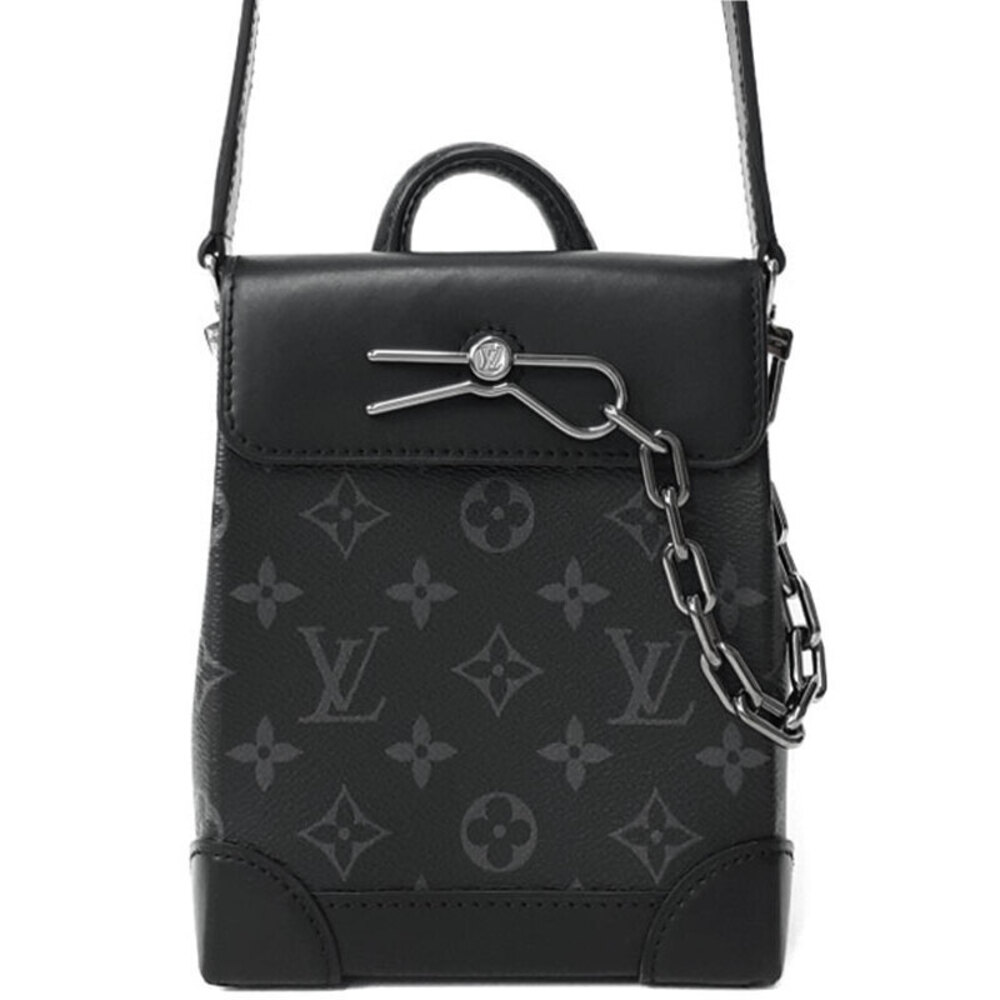 Louis Vuitton Monogram Eclipse Black Steamer Bag